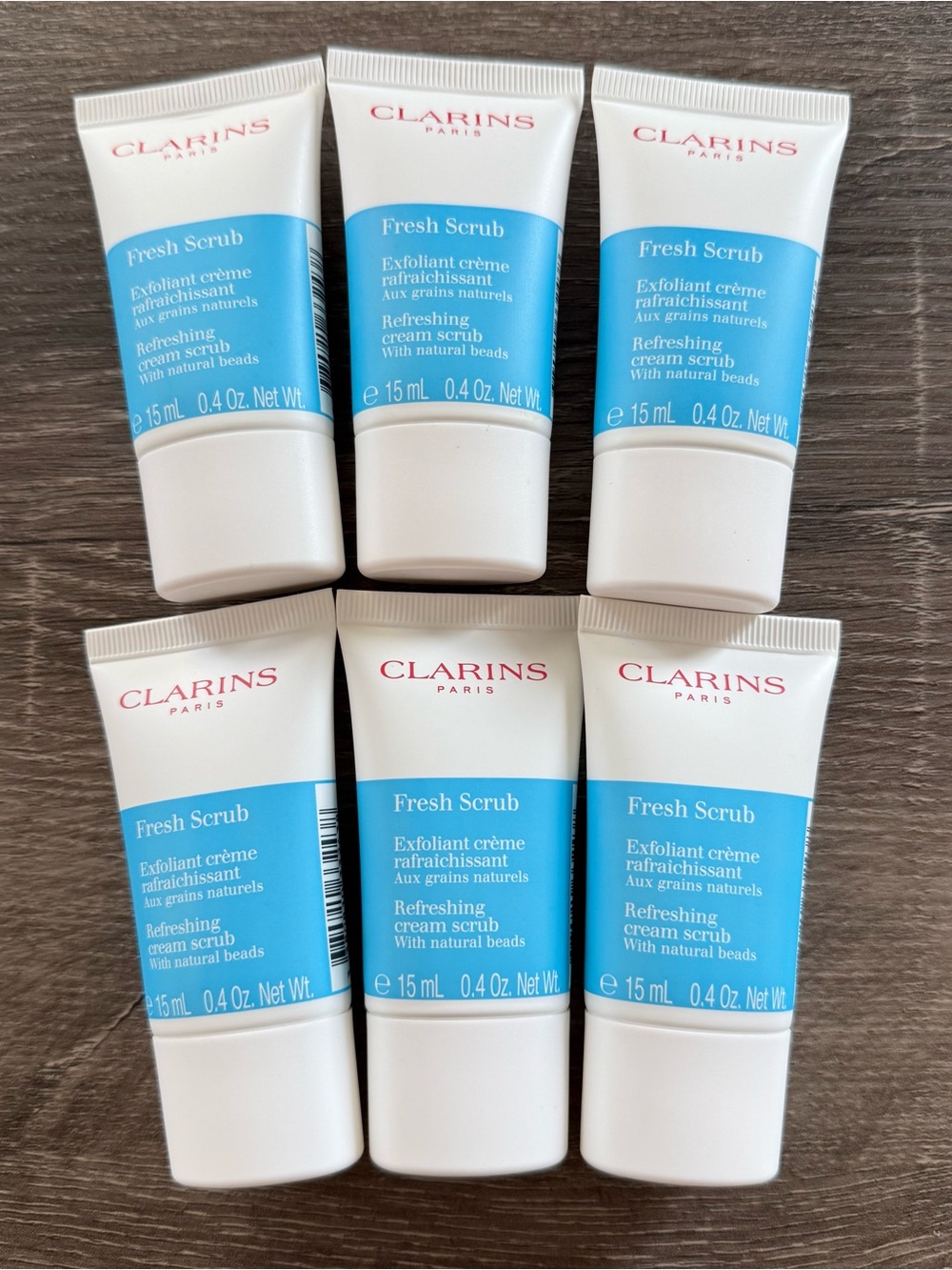 Clarins Fresh Scrub Refreshing Cream Scrub With Natural Beads 90ml